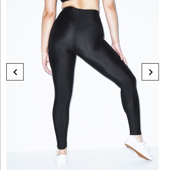 American Apparel Nylon Tricot Shiny Legging XS - Picture 8 of 8